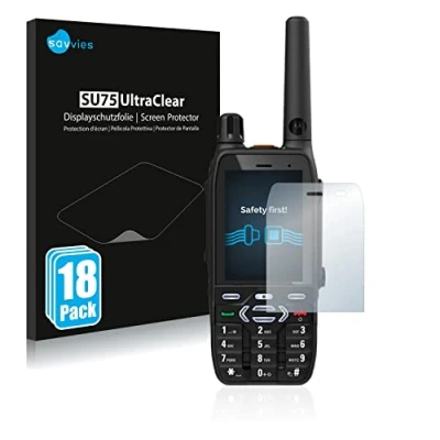 Abbildung von Savvies 18 Stück Schutzfolie für Motorola MXP600 Displayschutz Folie Ultra Transparent
