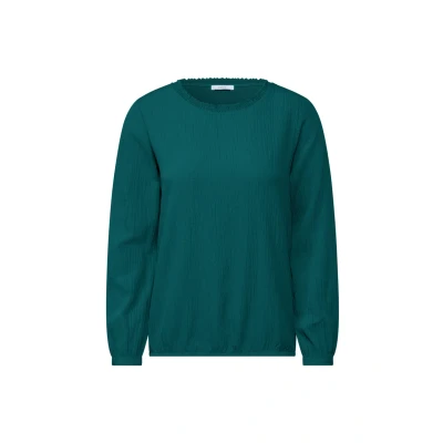 Abbildung von Cecil MIT Smockdetail Bluse, Damen, Größe: XXL, Blau