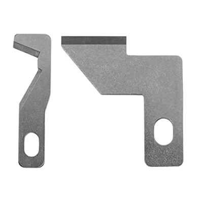 Abbildung von Nähwelt Flach Obermesser und Untermesser im Set für Babylock Evolve, Desire, Evolution, Ovation, Gloria (Originalersatzteile von Babylock)