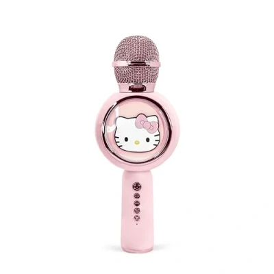 Abbildung von Hello Kitty Karaoke Mikrofon mit kabellosem Lautsprecher und LED Leuchten