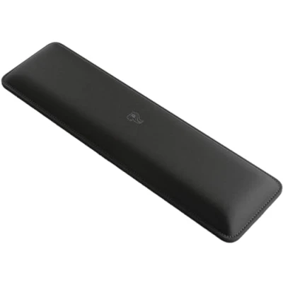 Abbildung von Glorious Gaming Padded Keyboard Wrist Rest (TKL, 25 mm stark) gesteppte Ränder, glatte Stoffoberfläche, rutschfeste Gummibasis, mittlere Festigkeit, 360 x 100 Black Stealth