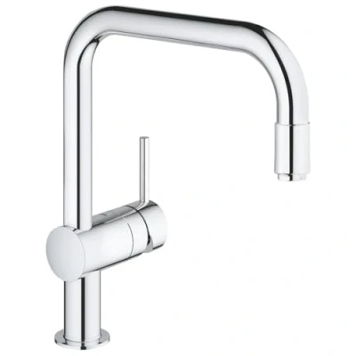 Abbildung von GROHE Minta, Chrom, Hebelgriffe, Einzelbild, Keramik, 4,6 cm, 360
