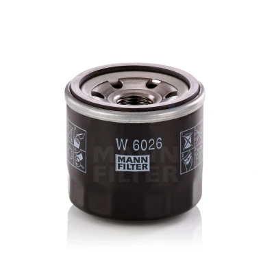 Abbildung von MANN FILTER W 6026 Ölfilter 3/4 16 UNF 1B Anschraubfilter SUZUKI: Celerio, Ignis III, SWIFT 5