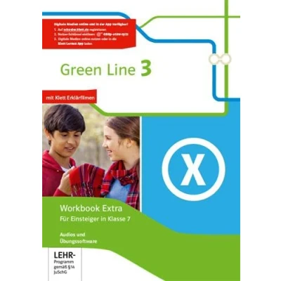 Abbildung von Green Line 3: Workbook Extra mit Audios und Übungssoftware für Einsteiger Klasse 7 (Green Line. Bundesausgabe ab 2014)