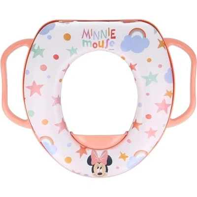 Abbildung von Toilettensitz für Kinder Minnie Disney Universal WC Adapter mit Griffen