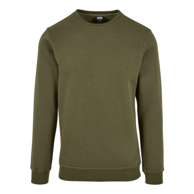 Abbildung von Urban Classics Basic Sweatshirt, Herren, Größe: Small, Olive