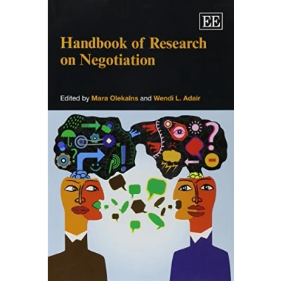 Abbildung von Handbook of Research on Negotiation (Research Handbooks in Business and Management series)