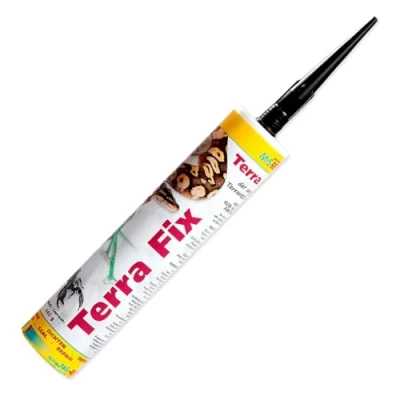 Abbildung von M&amp;S Reptilien Terrarium Terra Fix 290ml Kartusche Farbe: schwarz (ehem. Bond)