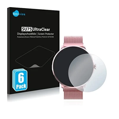 Abbildung von Savvies 6 Stück Schutzfolie für Bebinca Smartwatch Displayschutz Folie Ultra Transparent