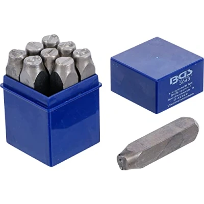 Abbildung von BGS 3040 Einschlagzahlen 12 mm DIN 1451 Schlag Zahlen / Schlagstempel
