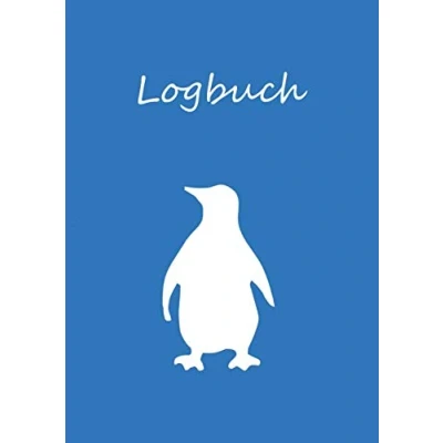 Abbildung von Logbuch: Malbuch / Notizbuch DIN A4 blanko Logbuch Pinguin