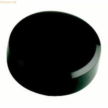 Abbildung von MAUL Facetterand Magnete (8 Stück) MAULpro Ø 15mm mini aus Kunststoff starke für Whiteboard und Magnettafel ideal Büro, Homeoffice Werkstatt Schwarz
