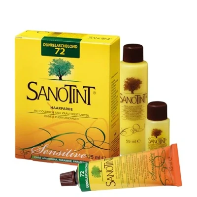 Abbildung von Sanotint Haarfarbe Sensitive light Nr. 72 Dunkelaschblond 125 ml
