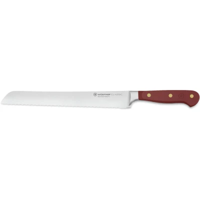 Abbildung von WÜSTHOF Classic Brotmesser 23 cm mit Präzisions Doppelwelle, Tasty Sumac (Dunkel Rot)