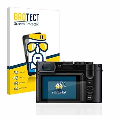 Abbildung von BROTECT Schutzglas für Leica Q3 / 43 Schutzfolie Panzer Folie Glas [Extrem Kratzfest 9H, Anti Fingerprint, Ultra Transparent]