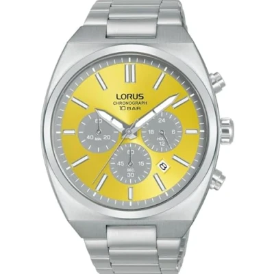 Abbildung von Lorus Herren Analog Quarz Uhr mit Metall Armband RT367KX9