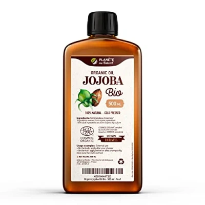 Abbildung von Jojobaöl Bio 500 ml rein &amp; natürlich kaltgepresst