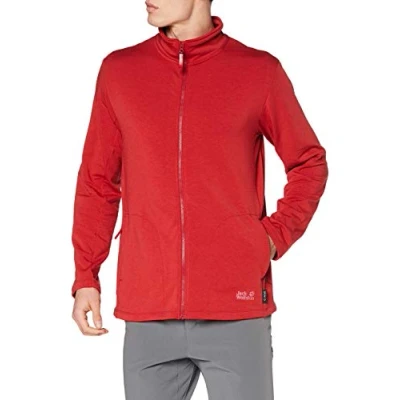 Abbildung von Jack Wolfskin Herren Jwp Midlayer Fleecejacke, Dark Lacquer red, 4