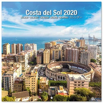 Abbildung von ERIK® Costa del Sol Wandkalender/Broschürenkalender 2020 30x30cm (aufgeklappt 30x60cm im Hochformat)