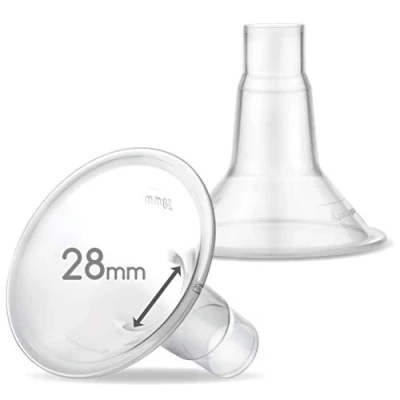 Abbildung von Maymom MyFit 28 mm Schilde klein; Kompatibel mit Medela Brustpumpen PersonalFit, Freestyle, Harmony, Maxi, Freestyle Flex Anschluss; Anschluss an Breit/Schmal Anschluss, 2 Stck.