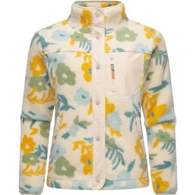 Abbildung von Ragwear Appopis Print Fleecejacke, Damen, Größe: XXL, Beige