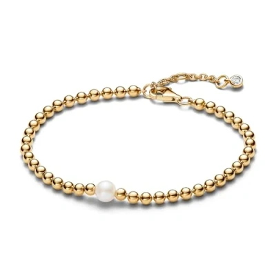Abbildung von Pandora Armband, Damen, Größe: 18, Gold plated
