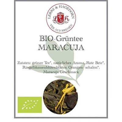 Abbildung von Lerbs &amp; Hagedorn, Grüner Tee Maracuja 1kg Ca. (81 Liter)