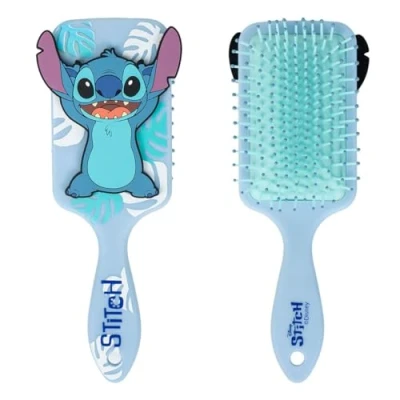 Abbildung von CERDÁ LIFE&#039;S LITTLE MOMENTS Stitch Hairbrush Farbe Blau Entwirrungsbürste Print Design Originalprodukt