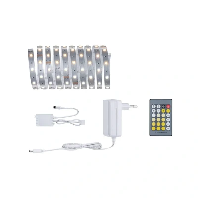Abbildung von Paulmann 79860 LED Stripe MaxLED 250 Basisset 3m 11W 810lm Tunable White 24VA dimmbar Lichtband Kunststoff 2700 K
