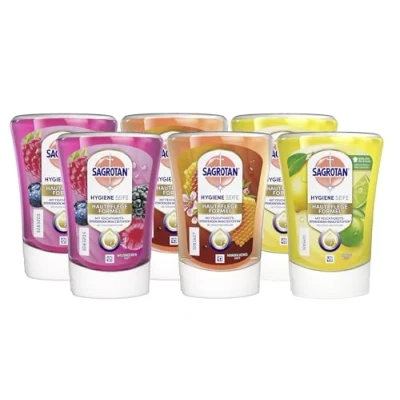 Abbildung von Sagrotan No Touch Nachfüller Mix Set fruchtige Düfte 3 x 2x 250ml