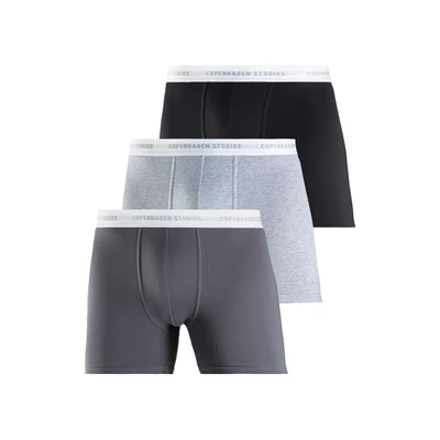 Abbildung von Copenhagen Studios Boxer &quot;Boxershorts für Herren&quot;, (Packung, 3 St., 3er Pack), mit längerem Bein und Logobund