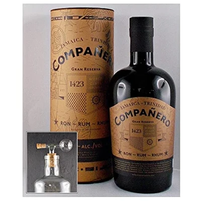 Abbildung von Companero Gran Reserva Rum + 1 Glaskugelportionierer zum feinen Dosieren