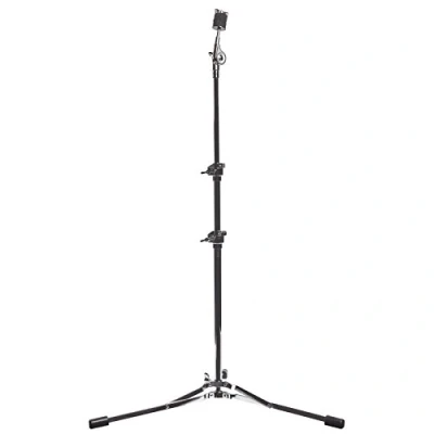 Abbildung von Fame CS6001 Flat Base Beckenständer, Retro Look, Moderne Standards, Ideal für Vintage Setups, Platzsparendes Design, Verchromt, Perfekt Drumsets
