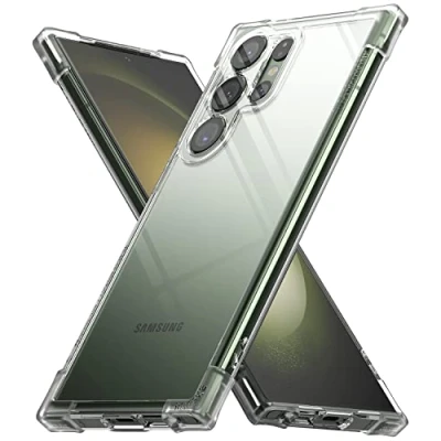 Abbildung von Ringke Fusion Bumper Case Kompatibel mit Samsung Galaxy S23 Ultra 6.8 Zoll (2023) Hülle, [Stoßfeste] Robuster Stoßfänger Durchsichtig Handyhülle Clear
