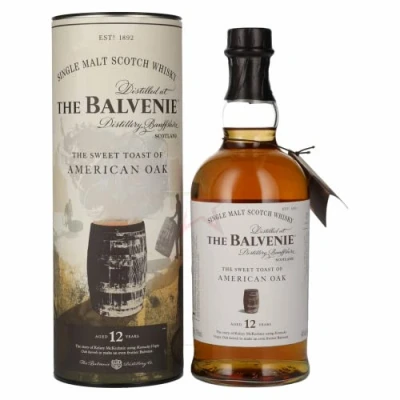 Abbildung von The Balvenie 12 Years Old Sweet Toast of AMERICAN OAK 43,00% 0,70 Liter