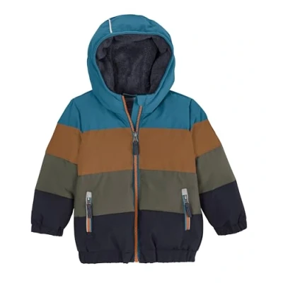 Abbildung von first instinct by killtec Unisex Baby Fiow 21 Mns Qltd Jckt Steppjacke Mit Kapuze, Dunkeloliv, 110 116 EU