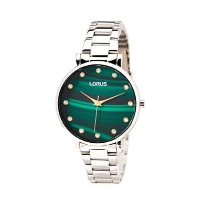 Abbildung von Lorus Damen Uhr Quarz Edelstahl mit Metallband RG229VX9