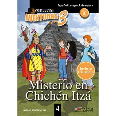 Abbildung von Aventuras para tres / A1 Misterio en Chichén Itzá Band 4: Lektüre: Chichen Itza + Free audio download (book 4)