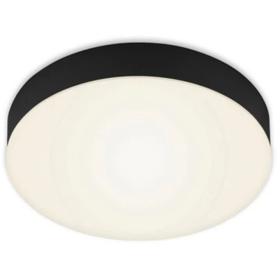 Abbildung von BRILONER LED Deckenlampe rahmenlos, warmweiße Lichtfarbe, 16 Watt, 1600 Lumen, Lampe, Deckenleuchte, Wohnzimmerlampe, Schlafzimmerlampe, Küchenlampe, Deckenbeleuchtung, 21,2x3,6 cm, Schwarz