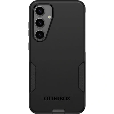 Abbildung von OtterBox Schutzhülle für Samsung Galaxy S24+ Commuter Series Schwarz, schlank und robust, taschenfreundlich, mit Portschutz