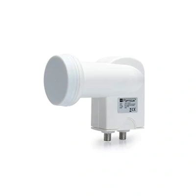 Abbildung von RED OPTICUM Robust Twin LNB mit Wetterschutz Universal (Hitze &amp; kältebeständig, 0.1dB Rauschmaß, Full HD, UHD, 4K)