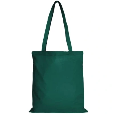 Abbildung von TEXXILLA 10er 25er 100er Pack Baumwolltasche 28 Farben mit Zwei Langen Henkeln 38x42cm Jutebeutel Einkaufstasche unbedruckt, Farbe:waldgrün, Größe:10 Stück