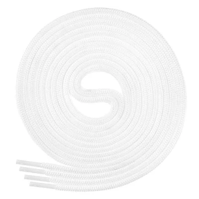 Abbildung von Di Ficchiano Schnürsenkel rund, Rundsenkel für Business und Lederschuhe, reißfester Allroundsenkel, ø 3mm Farbe Weiss Länge 70cm