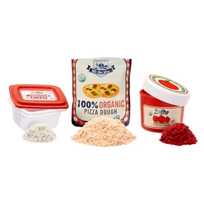 Abbildung von LITTLE TIKES Creative Chefs Pizza Refill Kit Pizzabäcker Rollenspiel, mit Realistischen Spielzeug Zutaten, für Jungen und Mädchen ab 3 Jahren