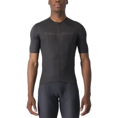 Abbildung von Castelli Herren Elements Trikot für Rennrad und Gravel Biking l Radfahren, Light Black, Klein