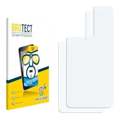 Abbildung von BROTECT (2 Stück Schutzfolie für Xiaomi Redmi 13C (Rückseite) Displayschutz Folie Ultra Klar