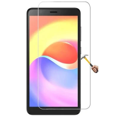 Abbildung von ino Schutzglas kompatibel mit ZTE Blade A32 Panzerglas Panzerfolie Displayschutzglas Schutz Glasfolie Displayglas 9H