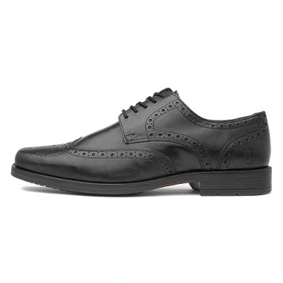 Abbildung von Hush Puppies Herren Brace Brogue Schuluniform Schuh, Schwarz, 43 EU