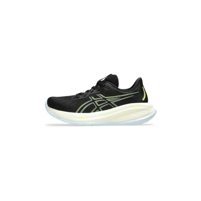 Abbildung von Asics Gelcumulus 26 Laufschuh Neutral, Damen, Größe: 41.5, Black safety yellow Schuhe