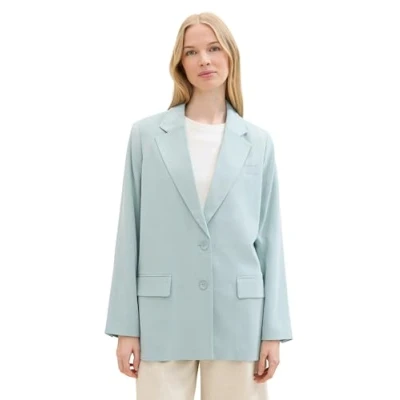 Abbildung von TOM Tailor Kurzmantel, Damen, Größe: 40, Dusty mint blue